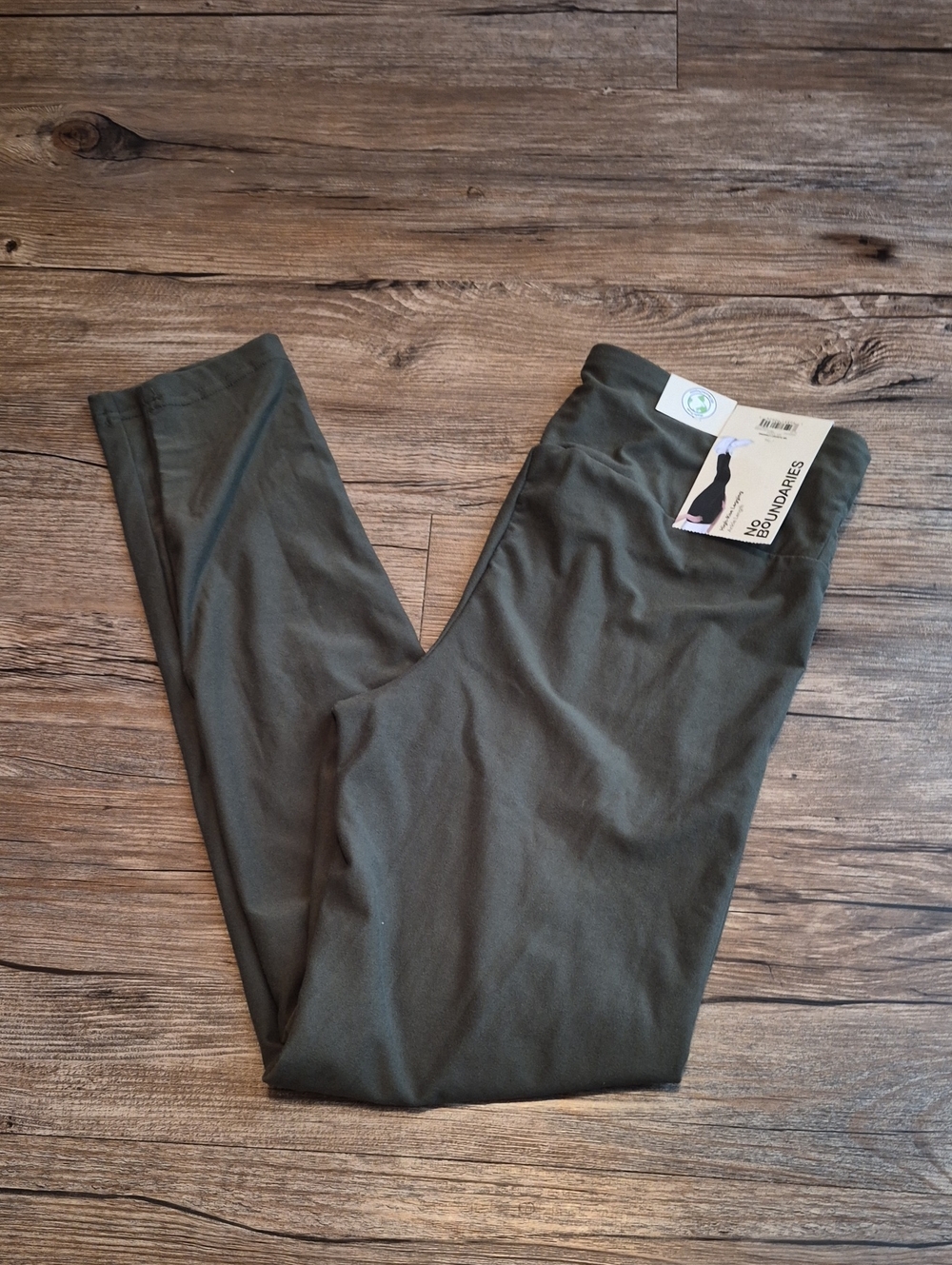 No Boundaries Olive Green Women's Leggings